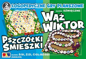 Wąż Wiktor Pszczółki Śmieszki Logopedyczne gry planszowe online polish bookstore