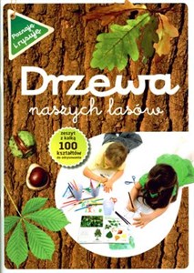 Drzewa naszych lasów Zeszyt z kalką. 100 kształtów do odrysowania. Polish bookstore