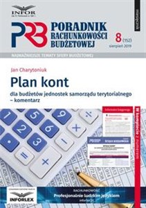 Plan kont dla budżetów jednostek samorządu terytorialnego-komentarz Poradnik Rachunkowości Budżetowej 8/2019 pl online bookstore