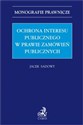Ochrona interesu publicznego w prawie zamówień publicznych to buy in USA