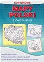 Konturowe mapy Polski z ćwiczeniami buy polish books in Usa