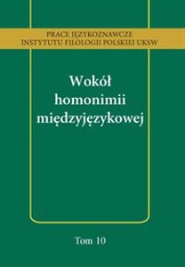 Wokół homonimii międzyjęzykowej online polish bookstore