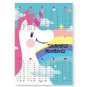 DWUSTRONNA PLANSZA/ŚCIĄGA A4 UNICORN Polish bookstore