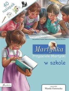 Martynka Przyjaciele Martynki w szkole Książka z nalepkami polish usa
