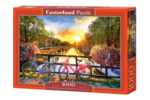 Puzzle Picturesque Amsterdam with Bicycles 1000 C-104536 bookstore