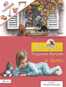 Martynka Przyjaciele Martynki w domu Książka z nalepkami polish usa