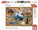 Puzzle 2000 PQ Bohaterowie bajek Disney T.Kinkade 108139 - 