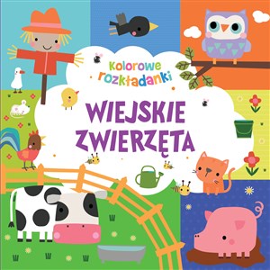 Wiejskie zwierzęta. Kolorowe rozkładanki  pl online bookstore