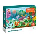 Puzzle 60 Biomy Zwierzęta leśne  - 