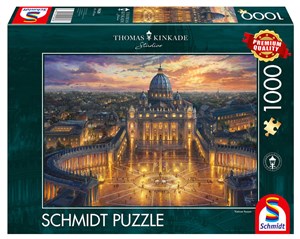 Puzzle 1000 Thomas Kinkade Watykan  