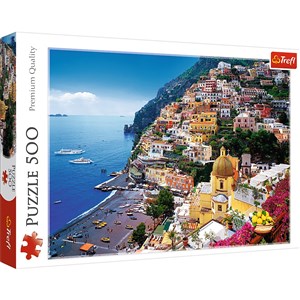 Puzzle Positano, Wybrzeże Amalfickie, Włochy 500  Bookshop