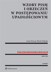 Wzory pism i orzeczeń w postępowaniu upadłościowym to buy in Canada