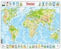 Układanka Mapa topograficzna świata 80 elementów  online polish bookstore