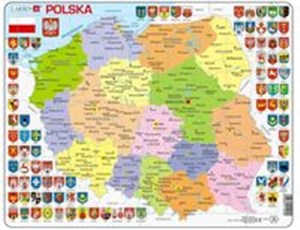 Układanka Mapa Polska polityczna 70 elementów  Polish Books Canada