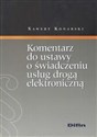 Komentarz do ustawy o świadczeniu usług drogą elektroniczną buy polish books in Usa