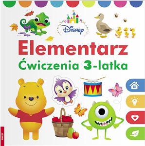 Disney Maluch Elementarz ćwiczenia 3-latka HOP-1  