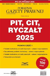 Pit, Cit, Ryczałt 2025 Podatki- Przewodnik po zmianach 1/2025  