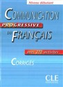 Communication progressive du Francais debutant Klucz  