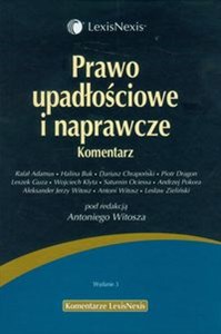 Prawo upadłościowe i naprawcze Komentarz online polish bookstore