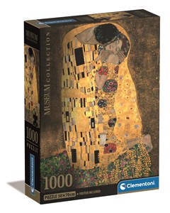 Puzzle 1000 compact Museum Klimt Pocałunek Bookshop