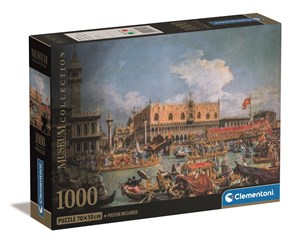 Puzzle 1000 compact Museum books in polish