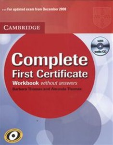 Complete first certificate Workbook Bookshop