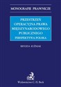 Przestrzeń operacyjna prawa międzynarodowego publicznego Perspektywa Polska pl online bookstore