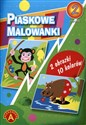 Piaskowa malowanka hipopotam małpa - 