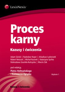 Proces karny Kazusy i ćwiczenia Polish Books Canada
