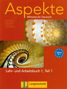 Aspekte 1 B1+ Lehr und Arbeitsbuch Teil 1 z płytą CD  