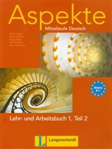 Aspekte 1 B1+ Lehr und Arbeitsbuch Teil 2 z płytą CD  