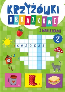 Krzyżówki obrazkowe z naklejkami 2 bookstore