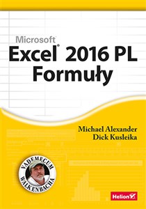 Excel 2016 PL Formuły Polish bookstore