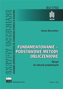 Fundamentowanie - podstawowe metody obliczeniowe. Skrypt do ćwiczeń projektowych Canada Bookstore