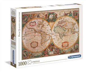 Puzzle Old Map 1000  polish books in canada