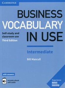 Business Vocabulary in Use Intermediate with answers + ebook with audio online polish bookstore