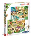 Puzzle Supercolor Zoo 2x60 - 