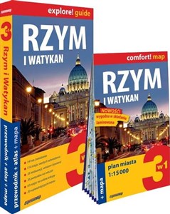 Rzym i Watykan 3w1: przewodnik + atlas + mapa Bookshop