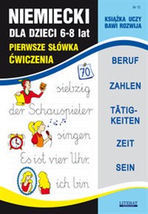 Niemiecki dla dzieci 6-8 lat Nr 10 Pierwsze słówka. Ćwiczenia Polish bookstore