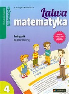 Łatwa matematyka 4 Podręcznik Szkoła podstawowa in polish