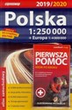 Polska atlas samochodowy + instrukcja pierwszej pomocy 1:250 000 Wydanie 2019/2020 pl online bookstore