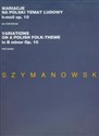 Wariacje na polski temat ludowy h-moll op 10 na fortepian 