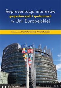 Reprezentacja interesów gospodarczych i społecznych w Unii Europejskiej online polish bookstore