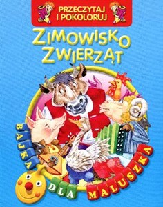 Zimowisko zwierząt Przeczytaj i pokoloruj Canada Bookstore