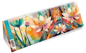 Kalendarz 2026 ze spiralką 1/2 formatu A4 poziomy  