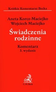 Świadczenia rodzinne Komentarz bookstore