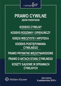 Prawo cywilne Zbiór przepisów in polish