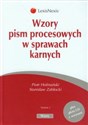 Wzory pism procesowych w sprawach karnych Książka z płytą CD z wzorami Polish Books Canada