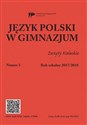 Język Polski w Gimnazjum nr 3 2017/2018  