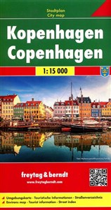 Kopenhaga plan miasta 1:15 000 polish books in canada